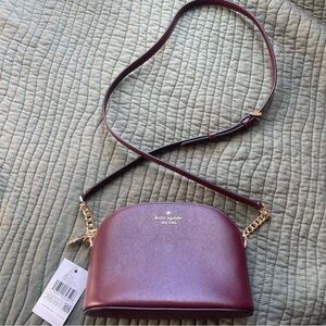 Kate Spade Spencer Dome Dark Merlo Crossbody Bag NWT